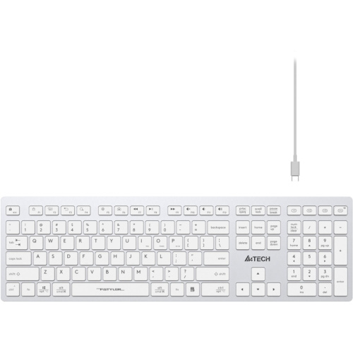 FBX50CWHITE Клавиатура A4Tech Fstyler FBX50C белый USB беспроводная BT/Radio slim Multimedia (FBX50C WHITE) фото 2 FBX50CWHITE Клавиатура A4Tech Fstyler FBX50C белый USB беспроводная BT/Radio slim Multimedia (FBX50C WHITE) фото 2