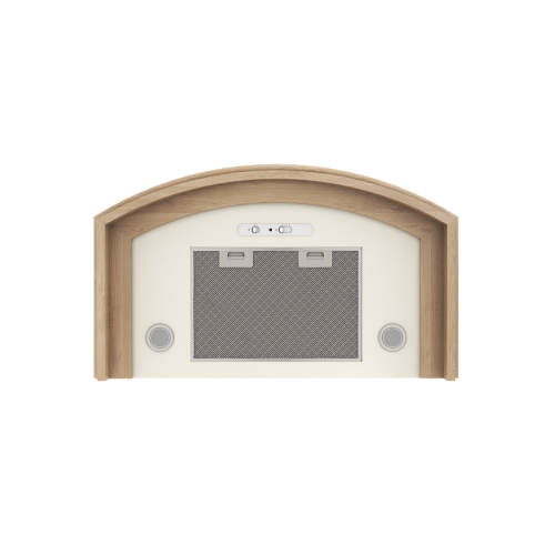 941556 GOOD, Кухонная вытяжка ELIKOR Ротонда 90П-650-П3Д бежевый/дуб неокр фото 4