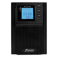 POWERMANOnline2000Plus ИБП POWERMAN Online 2000 plus, LCD, двойного преобразования, 2000ВА, 1800Вт, 2 евророзетки с резервным питанием, USB, RS232, слот SNMP, разъем EPO, внешний блок батарей (в комплект не входит), 191 х 460 х 337 мм., 10.5 кг./ UPS POWE