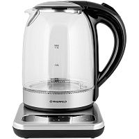 MGK-614BK Чайники MAUNFELD MGK-614BK/ Чайник, 2200 Вт, 1.7 л., Функция дехлорирования воды, Защита от перегрева, Поддержание температуры, Индикатор температуры, нерж. сталь