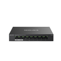MS108GP Коммутатор/ 8-Port Gigabit Desktop Switch with 7-Port PoE+ PORT: 7? Gigabit PoE+ Ports, 1? Gigabit Non-PoE Ports SPEC: Compatible with 802.3af/at PDs, 65 W PoE Power, Desktop Steel Case, Wall Mounting FEATURE: Extend Mode for 250m PoE Transmitting