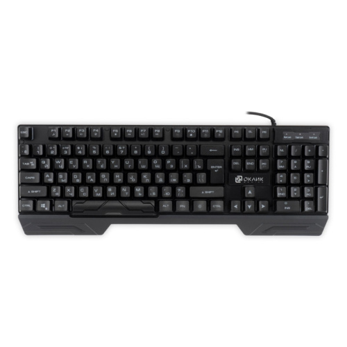 1788144 Клавиатура Oklick 709G черный USB for gamer LED (1788144) фото 9