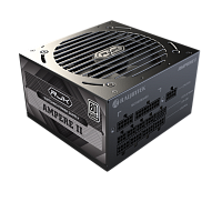 0R30B00039 Блоки питания/ Power Supply Raijintek AMPERE II 1200, 1200W 80+ Platinum (ATX, 3.1, PCIe 5.1, Full-modular, 1x24(20+4)pin, 2x4+4-pin CPU, 3x6+2-pin PCIe, 1x12V(2x6), 10xSATA3, 5xMolex, Active, 120x120mm, 150x140x86mm, APFC, black)