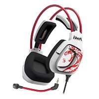 G575NARAKA Наушники с микрофоном A4Tech Bloody G575 Naraka белый/красный 2м мониторные USB оголовье (G575 NARAKA)