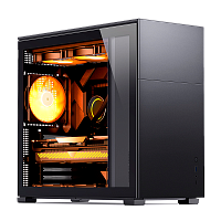 D41STDBlack Корпус без блока питания/ Case JONSBO D41 STD, Midi-Tower, TG, no fan, 1xUSB-A 3.2 + 1xUSB-C 3.2, ATX, mATX Black