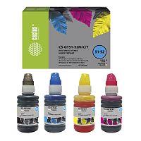 -/ Чернила Cactus CS-GT51-52M/C/Y многоцветный набор 4x100мл для DeskJet GT 5810/5820/5812/5822