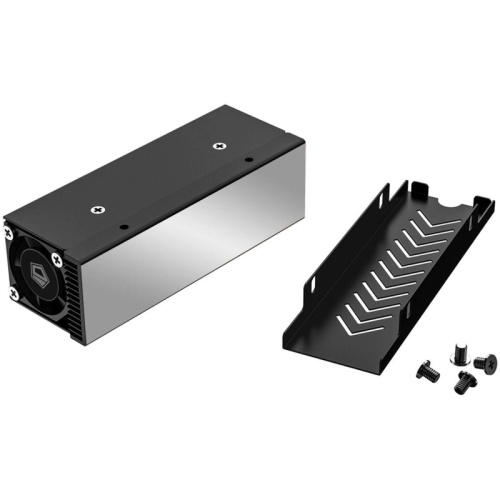 ZEROM25 Радиатор для SSD ID-Cooling Zero M25 черный 24.6дБ алюминий Ret фото 7
