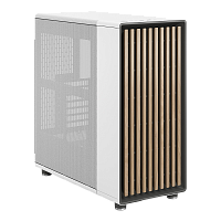 FD-C-NOR1C-03 Корпус ПК без блока питания/ Case Fractal Design North, Midi-Tower, 2x140mm, 2xUSB-A 3.2 + 1xUSB 3.2 Type-C ATX, mATX, mITX Wood panel, Chalk White
