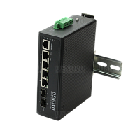 SW-80402-IL(port90W360W) Коммутатор/ SW-80402-IL(port 90W 360W) Промышленный управляемый (L2+) PoE коммутатор Gigabit Ethernet на 6 портов. Порты: 4 x GE (10/100/1000Base-T) с PoE (до 90W) + 2 x GE SFP (1000Base-T). Уровень управления L2+. Соответствует с