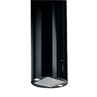 PIPEISLANDBL/A/43-PRF0099298A Вытяжки JET AIR/ Декоративный дизайн, 43 см, 290 Вт, кнопочное управление, 1200 куб. м. , черная