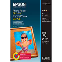 C13S042549 Бумага/ Epson Photo Paper 10x15 500 sheet