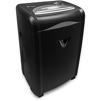 УМ30-2 Уничтожитель документов ГЕЛЕОС УМ30-2, DIN P-2 (2 ур-нь секр.), полоса 5,8мм, 19-22 лист (70г/м2), CD/пл.карты/скрепки/скобы, 30 литров