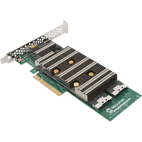 3258C16IXS RAID контроллер Microchip SmartRAID 3258-16i, Tri-mode SAS/SATA/NVMe, 16i-ports, PCIe 4.0 x8, 8GB DDR4 Cache, RAID 0/1/5/6/50/60/1 Tripple/10 Tripple/ Adaptec SmartRAID 3258-16i /e