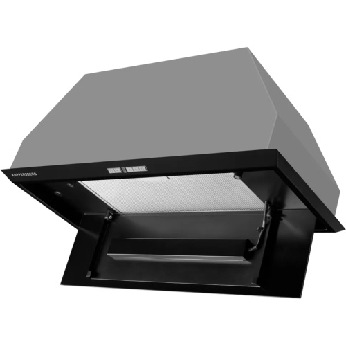 INTRO70BLACK Встраиваемая вытяжка Kuppersberg/ Встраиваемая, 70 см, 1000 м3/ч, отвод воздуха/рециркуляция, черный фото 2