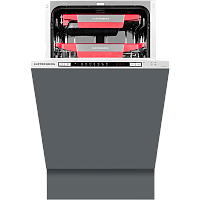 GSM4573 Встраиваемая посудомоечная машина Kuppersberg/ KITCHEN RETAIL / Встраиваемая посудомоечная машина Kuppersberg, узкая, 45 см, полностью встраиваемая, 10 комплектов, управление электронное/кнопочное, отсрочка старта 1-24 ч, 7 программ, 3-я корзина д