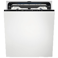 EEM69310L Встраиваемая посудомоечная машина ELECTROLUX/ Встраиваемая полногабаритная посудомоечная машина , загрузка на 15 комплектов посуды, электронное управление, 8 программ, 59.6x55x82 см, черный цвет, сушка: с открыванием дверцы, индикация на полу: л