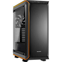 Корпус ПК без блока питания/ Case be quiet! DARK BASE PRO 900 rev.2, Full-Tower, TG, 3x140mm, 3xUSB-A 3.2, 1xUSB 3.2 Type-C, E-ATX, ATX, mATX, mITX Black/Orange