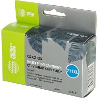 CS-CZ133 -/ Картридж струйный Cactus CS-CZ133 №711 черный (73мл) для HP DJ T120/T520