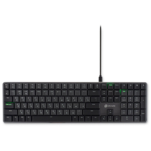 1901086 Клавиатура Oklick K953X механическая черный/серый USB Multimedia LED (1901086) фото 8 1901086 Клавиатура Oklick K953X механическая черный/серый USB Multimedia LED (1901086) фото 8