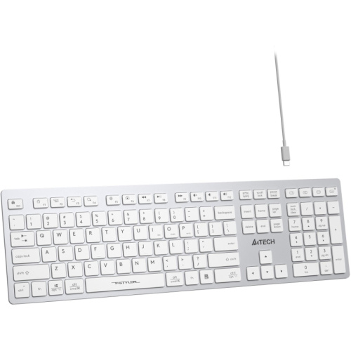 FBX50CWHITE Клавиатура A4Tech Fstyler FBX50C белый USB беспроводная BT/Radio slim Multimedia (FBX50C WHITE) фото 4 FBX50CWHITE Клавиатура A4Tech Fstyler FBX50C белый USB беспроводная BT/Radio slim Multimedia (FBX50C WHITE) фото 4