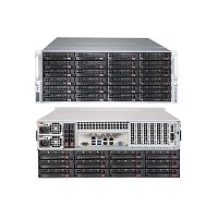 CSE-847BE1C4-R1K23LPB4 Корпус/ 4U, Optimized chassis cooling with redundant cooling fans and adjustable air shroud, 36x3.5" hot-swap SAS/SATA drive bays supporting SAS3/2 or SATA3 HDDs with 12Gbps throughput, Redundant 1200W Titanium Level power supply, E