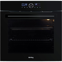 OKB8731CPGN Электрический духовой шкаф KORTING/ Электрический духовой шкаф KORTING, 60 см, функция AirFry, 50-250 градусов, объем 75 л, сенсорное управление + электронный поворотный регулятор, LED дисплей белого цвета, 11 режимов, 22 автоматические програ