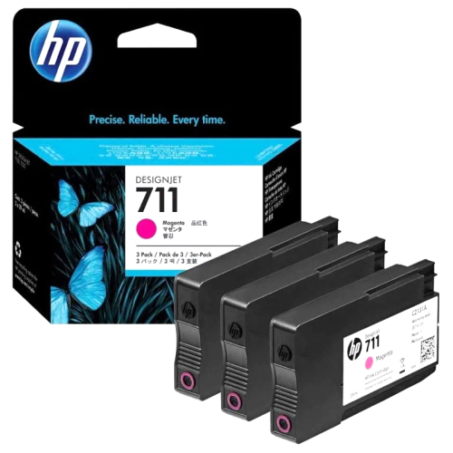 CZ135A Набор картриджей/ HP 711 3-Pack 29-ml Mag Ink Cartridge фото 2