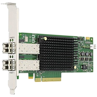 LPE32002-M2 Emulex LPe32002-M2 Gen 6 (32GFC), 2-port, 32Gb/s, PCIe Gen3 x8, трансиверы установлены, LP+FH brackets, OEM