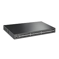 SG3452XP Коммутатор/ JetStream™ 48-Port Gigabit and 4-Port 10GE SFP+ L2+ Managed Switch with 48-Port PoE+