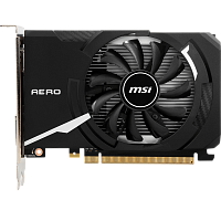 GeForceGT1030AEROITX4GD4OC Видеокарта/ VGA MSI NVIDIA GeForce GT 1030 AERO ITX 4GD4 OC 4GB, DDR4/64-bit, PCIe 3.0, 1xHDMI 2.0, 1xDVI-D, 2-slot