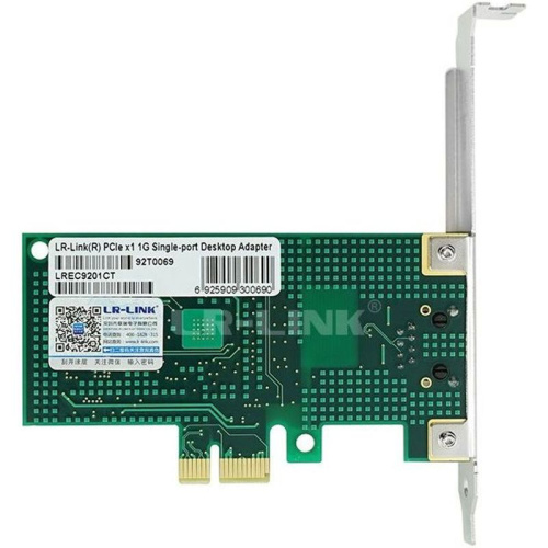 LREC9201CT Сетевая карта/ PCIe x1 1G Single-port Desktop Adapter фото 4 LREC9201CT Сетевая карта/ PCIe x1 1G Single-port Desktop Adapter фото 4