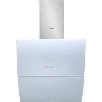 DH60.3WE Вытяжки Graude/ Ширина 600 мм, Белый цвет,Производительность: 700 м3/ч,2*1 В LED лампы,Сенсорное управление,Пульт ДУ в комплекте,Короб из нержавеющей стали 400+400 мм,Угольные фильтры в комплекте.