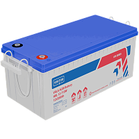 HRL12-710W Батарея Vektor Battery серия HRL, HRL 12-710W, напряжение 12В, емкость 200 Ач (разряд 10 часов), макс. ток разряда (5 сек.) 2000 А, макс. ток заряда 60 А, свинцово-кислотная типа AGM, клеммы М8, ДxШxВ 534x206x215мм., вес 57 кг., срок службы 12