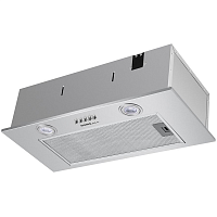 CameliaPower60Inox ВЫТЯЖКА HOMSair Camelia Power 60 Inox/ полновстраиваемая, кнопочное управление, 3 скорости, 580 м3/ч, до 30 м2, 52 дБ, светодиодное LED-освещение, угольный фильтр CF02X 1 шт., ШхВхД: 650х172х260 мм, нержавеющая сталь