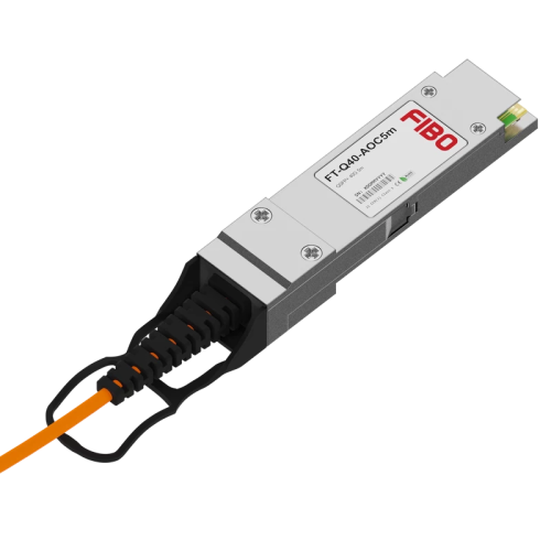 FT-Q40-AOC5m Кабель/ FIBO FT-Q40-AOC5m QSFP+ AOC модуль, оптический кабель, 5 метров фото 3