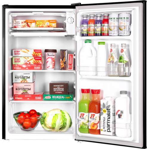 MFF83RB Холодильник MAUNFELD/ Холодильник MAUNFELD, ВхШхГ 831х474х447 мм, 92 л, морозильная камера, ретро стиль, цвет: черный фото 2