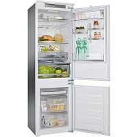 118.0696.811 Холодильник Franke FCB 320 NF NE E/ Best, Комбинированный встраиваемый холодильник FCB 320 TNF NE E, 177х54х54.5 см, 250л, инверторный компрессор, No Frost, скользящие направляющие