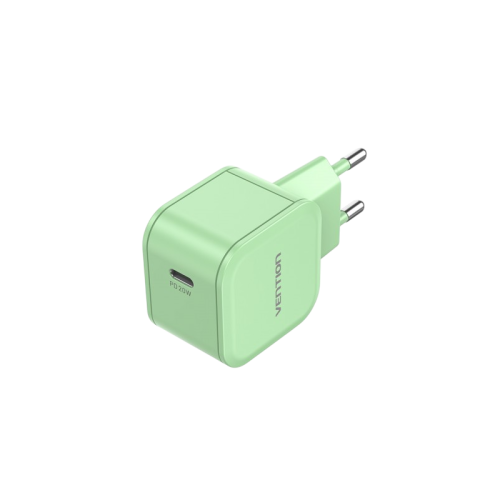 FEJG0-EU Сетевое зарядное устройство Vention на 1 порт USB С 20W Зелёный, шт. FEJG0-EU Сетевое зарядное устройство Vention на 1 порт USB С 20W Зелёный, шт.
