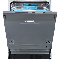 KDI60340 Встраиваемая посудомоечная машина Korting/ Полновстр., 60 см, 14 компл.,Третья мини-корзина для столовых приборов, А++/A/A, Электронное управление,индикаторы белого цвета Cold White, 6 программ, Активная сушка, Отложенный старт: 3/6/9 часов, Разб