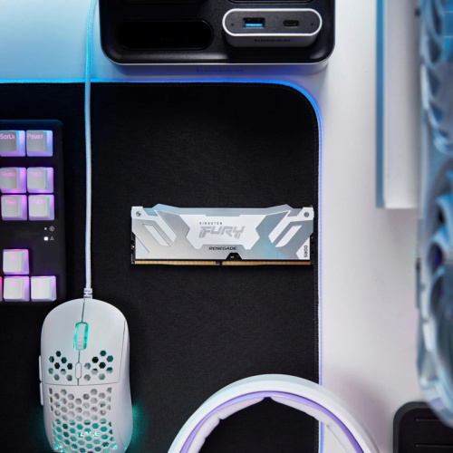 KF580C38RWA-16 Память оперативная/ Kingston 16GB 8000MT/s DDR5 CL38 DIMM FURY Renegade RGB White XMP фото 5