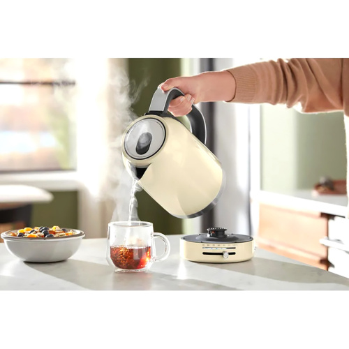 5KEK1701EAC Электрочайник KitchenAid, термо-контроль, 1.7 л., кремовый фото 8