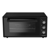 MMO-483MB01 Мини-печь MAUNFELD/ Мини-печь, 1500 Вт, 48 л, 5 режима, механическое управление, таймер, цвет: черный