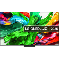 86QNED86A6A.ARUG Телевизор ЖК 86'' LG/ 86", Ultra HD, Dynamic QNED Color, Local Dimming, Smart TV, WebOS, Wi-Fi, DVB-T2/C/S2, MR, 2.0 ch (20W), 120Hz Native (VRR 144Hz), 3 HDMI, 2 USB, 1 Pole, Charcoal Black, 2025