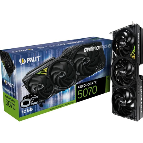 NE75070T19K9-GB2050U Видеокарта PCIE16 RTX5070 12GB PA-RTX5070 GAMINGPRO-S OC 12GB PALIT фото 16 NE75070T19K9-GB2050U Видеокарта PCIE16 RTX5070 12GB PA-RTX5070 GAMINGPRO-S OC 12GB PALIT фото 16