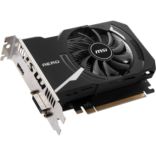 GeForceGT1030AEROITX2GD4OC Видеокарта/ VGA MSI NVIDIA GeForce GT 1030 AERO ITX 2GD4 OC 2GB, DDR4/64-bit, PCIe 3.0, 1xDVI-D, 1xHDMI 2.0, 2-slot фото 2