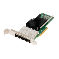 X710DA4G2P5 Сетевая карта/ Intel® Ethernet Converged Network Adapter X710-DA4 4x SFP+ port 10GbE/1GbE PCI-E x8 (v3), VMDq, PCI-SIG SR-IOV Capable, iSCSI, NFS