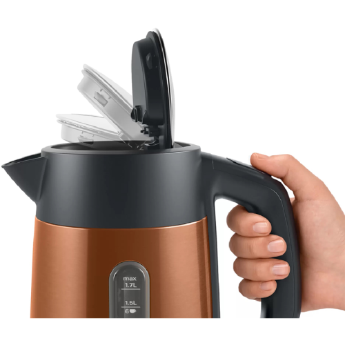 TWK4P439 Чайник BOSCH/ Цвет: коричневый, 2400 Ватт, скрытый нагр.элемент, 1.7 л фото 3