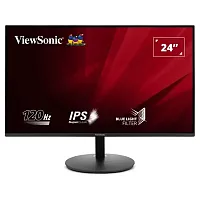 VA24E1-H Монитор ViewSonic 23.8" VA24E1-H черный IPS LED 5ms 16:9 HDMI матовая 1500:1 250cd 178гр/178гр 1920x1080 120Hz VGA FHD 5.2кг