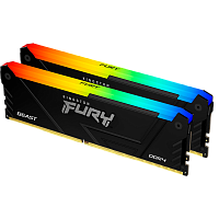 KF436C18BB2AK2/32 Память оперативная/ Kingston 32GB 3600MT/s DDR4 CL18 DIMM (Kit of 2) FURY Beast RGB