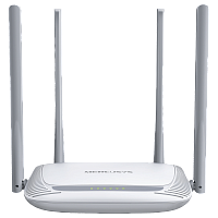 MW325R Маршрутизатор/ N300 Wi-Fi router, 2.4 GHz, 1 WAN port 10/100Mbps + 3-port LAN 10/100 Mbps, 4 fixed antenna